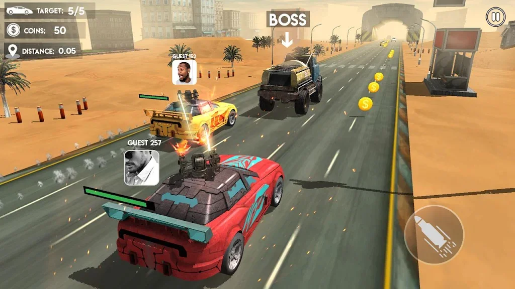 Death Race Road Battle — screenshot 1