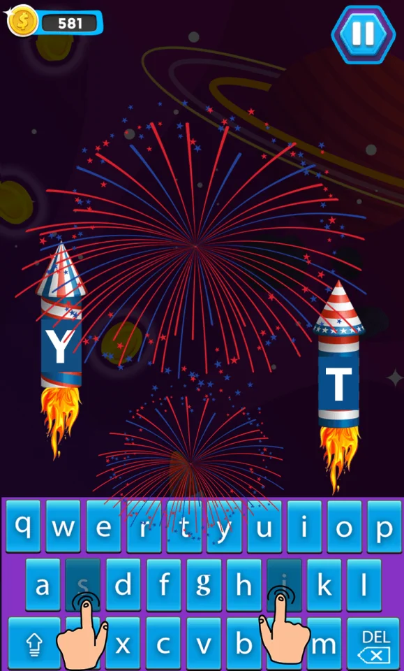 New Space Typer: Speed Rocket Typing Free — screenshot 3