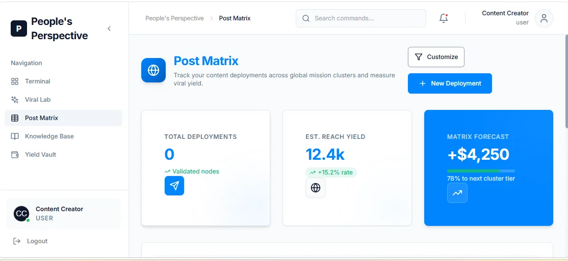 People's Perspective Community Writing & AI Data Platform — screenshot 5