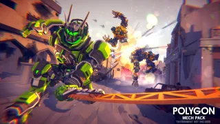 POLYGON - Mech Pack - Low Poly 3D Art by Synty
