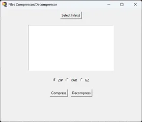 Files Compressor/Decompressor