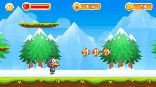 Penguin Jump Escape + Unity Project + iOS and Android