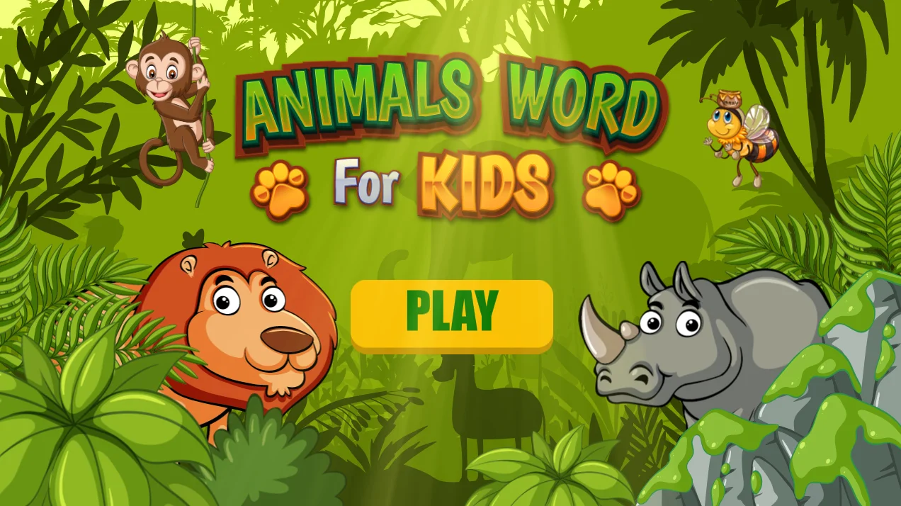 Animals Word for Kids Play Game — screenshot 5
