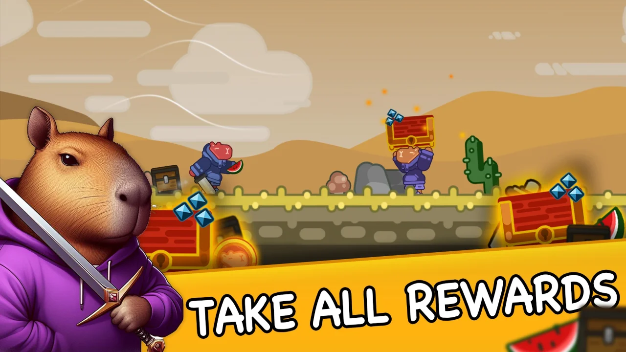 Capybara! Treasure World Rush — screenshot 4