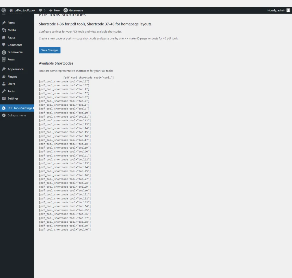 PDF ToolKit All-in-One PDF Tools WordPress Plugin — screenshot 3