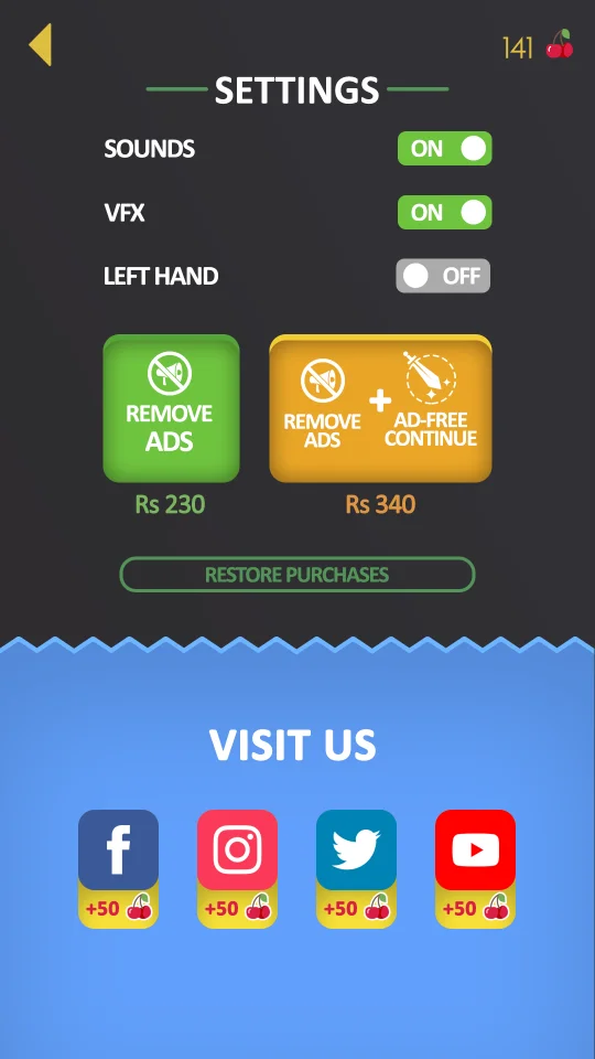 Knife Hit - Ultimate Challenge + Appodeal Ads + IAP + Unity Project — screenshot 6