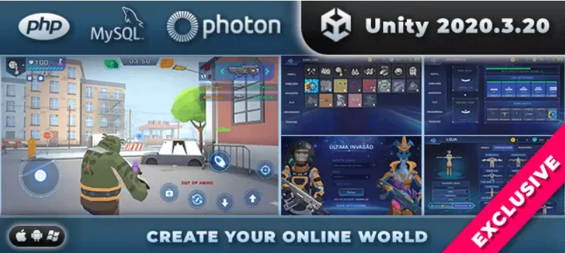Viral Multiplayer Combo Offer: 3 Shooter Game Source Codes — screenshot 1