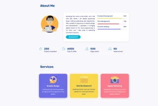 Portfolio React Template