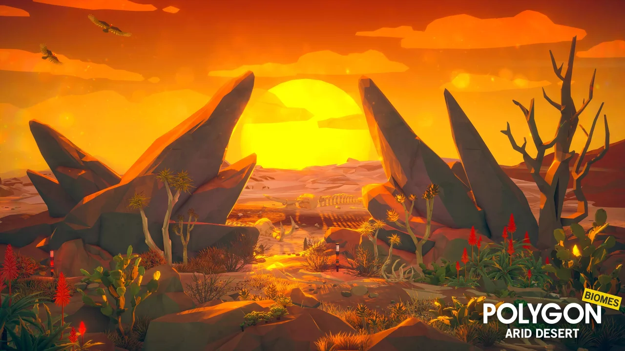 POLYGON - Arid Desert - Nature Biomes - Low Poly 3D Art by Synty — screenshot 10