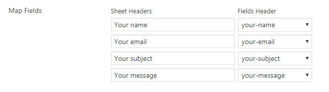 Contact Form 7 Google Spreadsheet Addon — screenshot 3