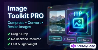 Image Toolkit Pro Compress, Convert & Resize Images (No Backend)