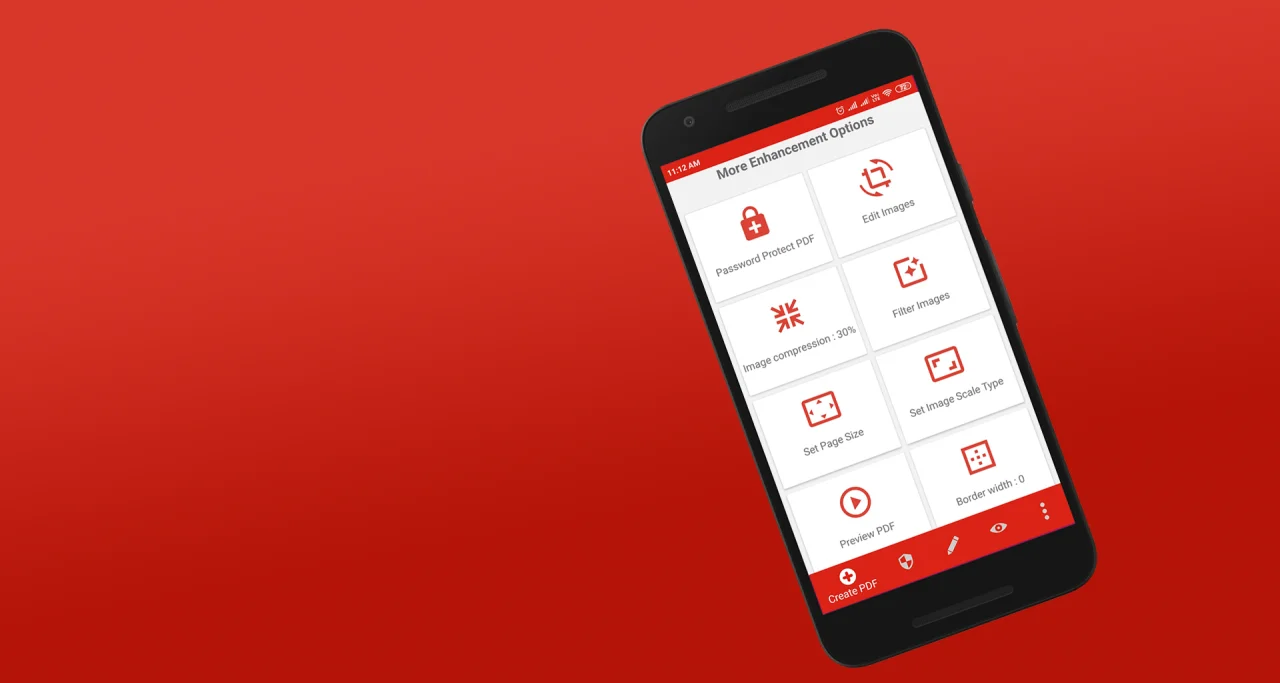 PDF Creator, PDF Converter & PDF Edit | AdMob | FAN (Version 4.0) — screenshot 3