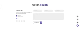 Portfolio Website Theme HTML, CSS, JS.