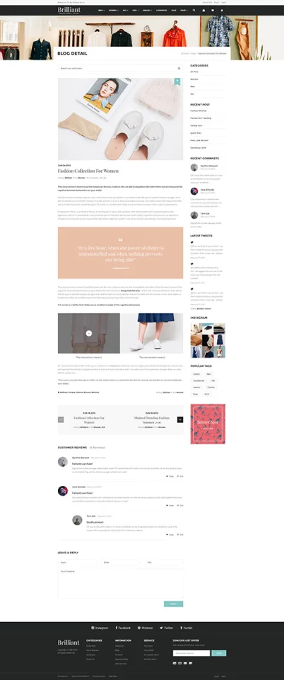 Brilliant - Multi Store Responsive Shopify Theme v1.1.0 — screenshot 4