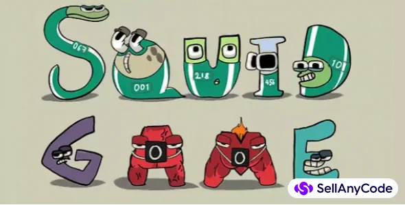 Alphabet Lore Squid Survival Game