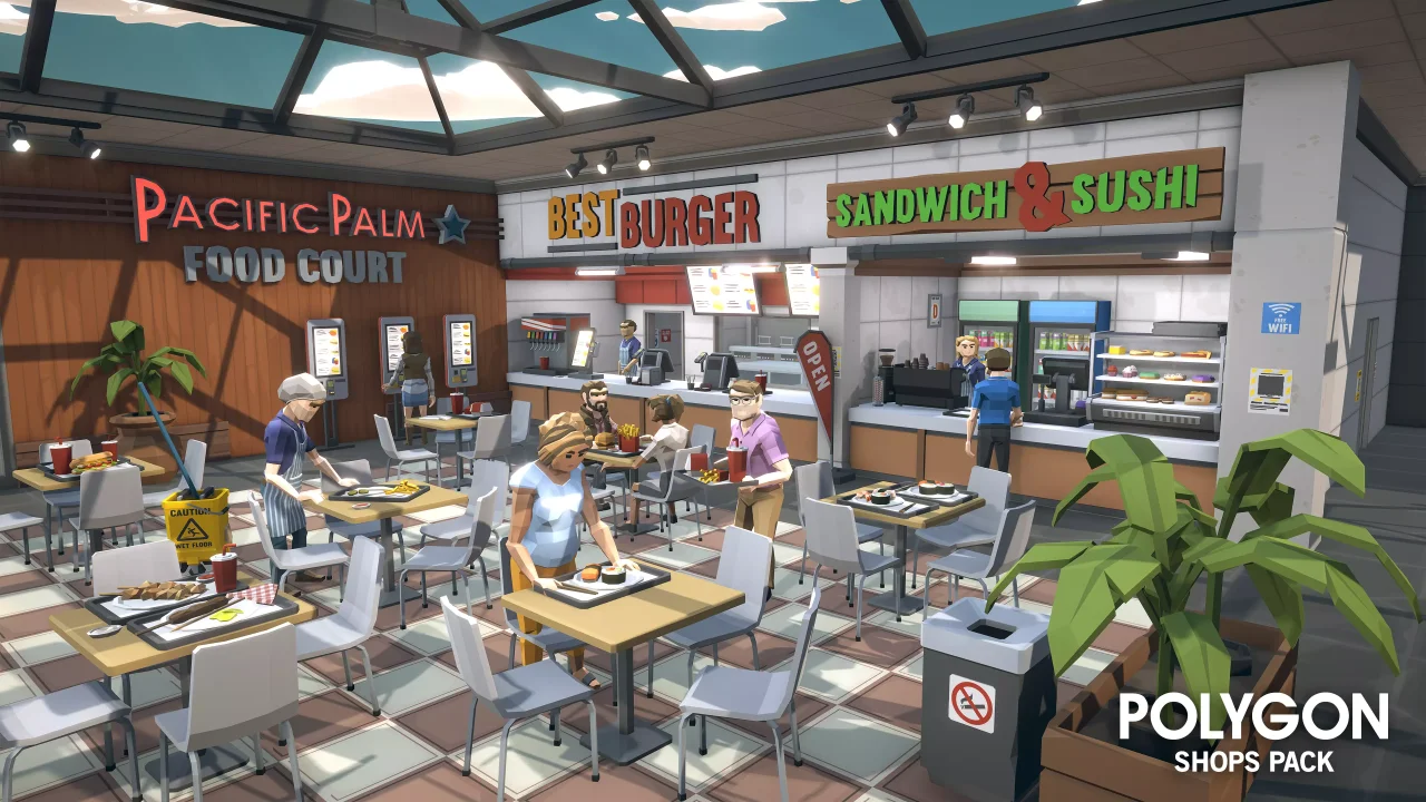 POLYGON - Shops Pack - Art by Synty — screenshot 5