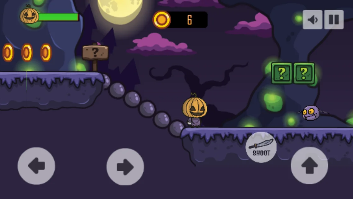 Pumpkin Halloween Adventures - Buildbox Project — screenshot 8