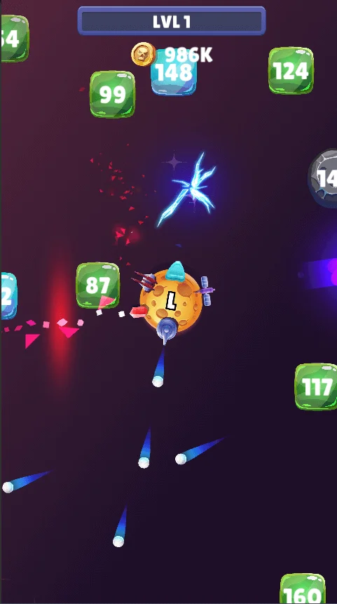 Space Defender – Hyper Casual Unity Game — screenshot 3