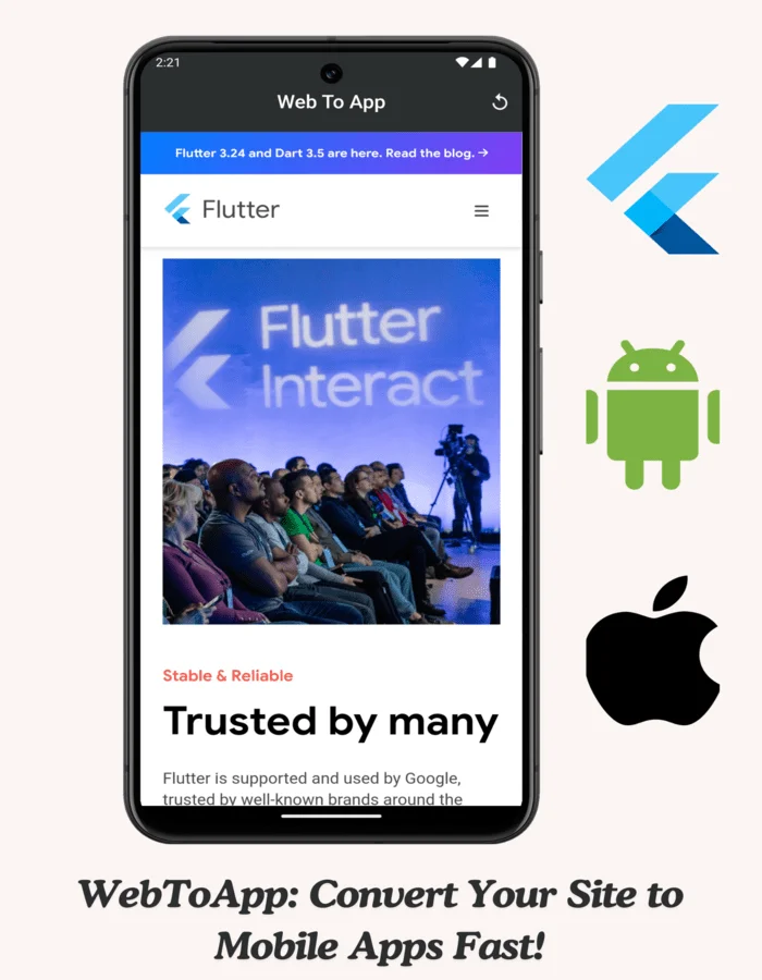 WebToApp: Effortlessly Convert Your Website into Android & iOS Apps — screenshot 3
