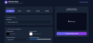 QR Master Studio – Self-Hosted QR Code Generator with Logo & Customization