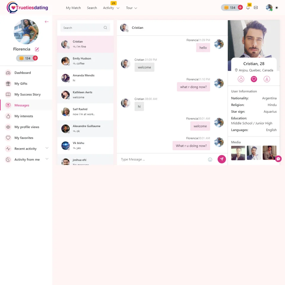 Match Making Website Script — screenshot 8