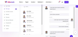 Online Learning School Template with Student, Teachers and Admin Dashboard