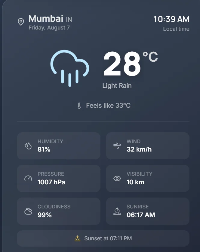 Weather — screenshot 3