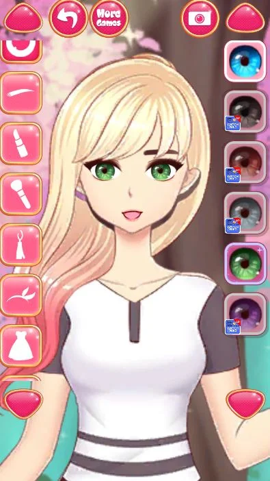 Anime Girls Fashion - Makeup & Dress Up Game — screenshot 2