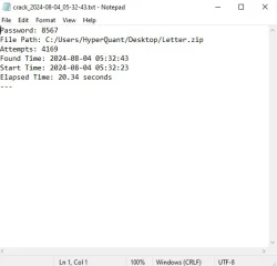 Zip Password Cracker