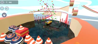Toon Car Stunt Driving 3D Game
