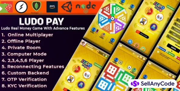 Ludo Pay Online Multiplayer Real Money Game with Extended License