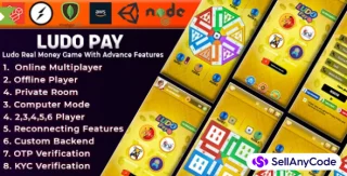 Ludo Pay Online Multiplayer Real Money Game with Extended License