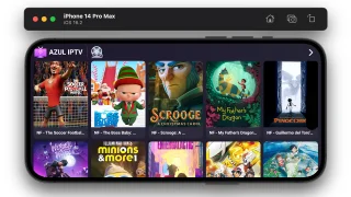 AZUL IPTV XTREAM, Multiple Format, Android TV