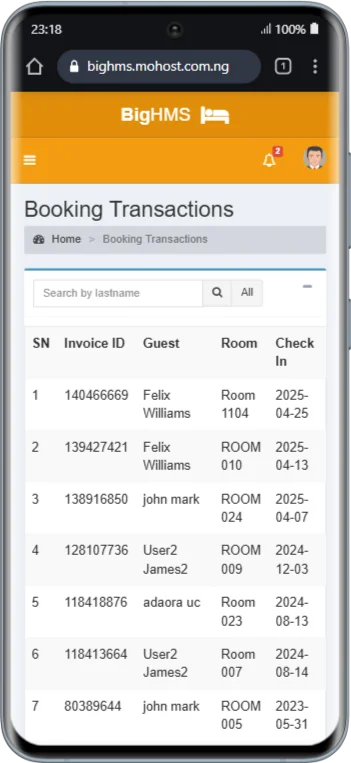 Hotel Management Software with RFID Smart Card Encoding System — screenshot 6