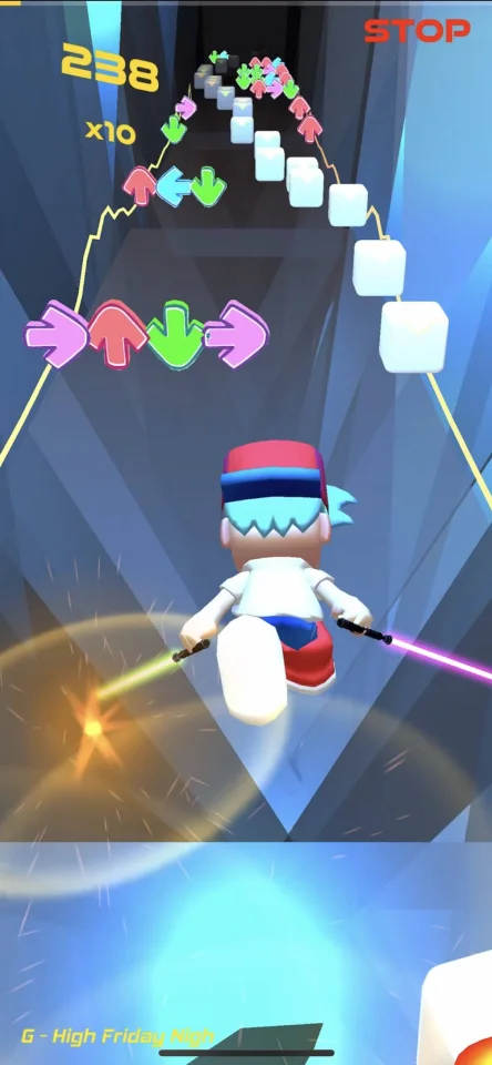 Hyper Casual BEAT Saber Wuggy, FNF, Squid — screenshot 1
