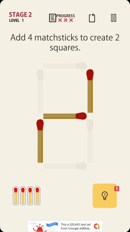 Matchstick Portrait (300 Levels) — screenshot 3