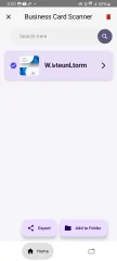 Business Card Scanner App Kotlin OCR + PDF/CSV Export