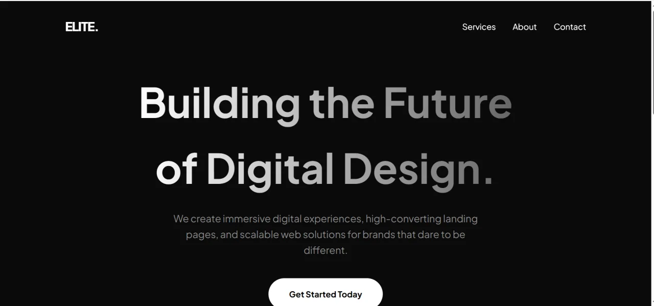 Landing Page — screenshot 1