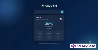 SkyCast - Responsive Weather Forecast Web App