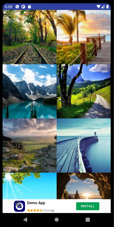 Wallpaper Offline HD 4K - Android Studio Project with Irounsource Ads — screenshot 3