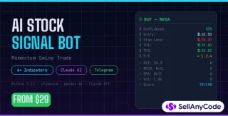AI Stock Signal Bot - Python Trading Signals with Claude AI & Telegram