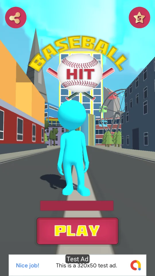Baseball Game Source Code — screenshot 1