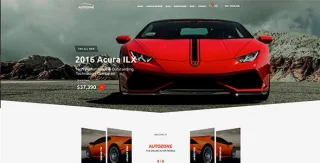Autozone - Auto Dealer & Car Rental Theme