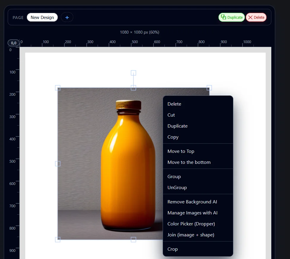 VibriCanvas - Web Based Photo and Video Design Studio — screenshot 4