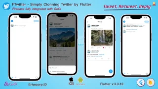 FTwitter - Clone Simply Twitter Flutter App with Multi Payments | Firestore | GetX