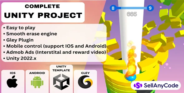 Stack Ball (Unity + Gley)