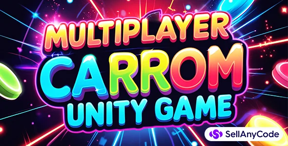 Multiplayer Online Carrom Unity Game - 10 Ad Networks