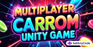 Multiplayer Online Carrom Unity Game - 10 Ad Networks