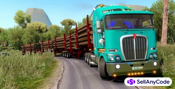 Road Train Truck Driving Sim