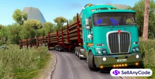 Road Train Truck Driving Sim
